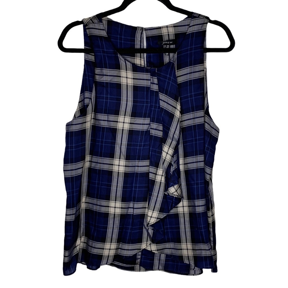 NWT Drew Frances Ruffle Front Tank
